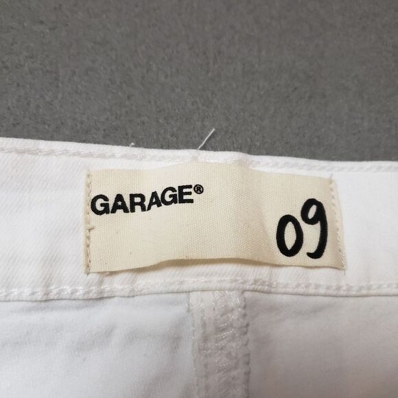 Garage High Waist Jegging White Raw Hem - Retro High waist - size 9 - Picture 9 of 13